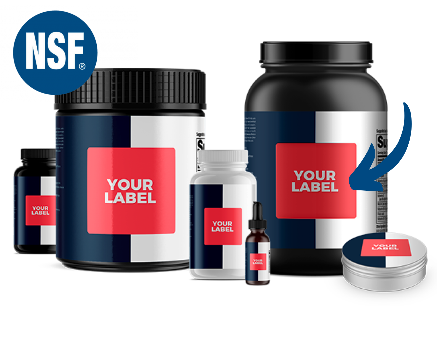 private label supplements and print on demand clothing
